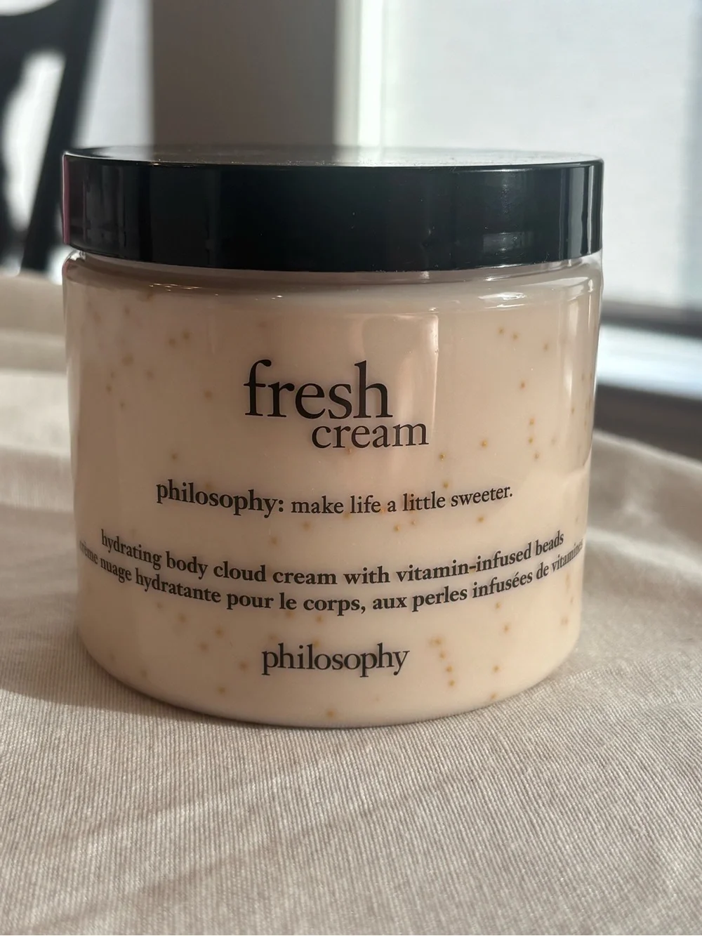 Philosophy Fresh Cream Body Cloud Cream 16 oz Vitamin Beads New Sealed